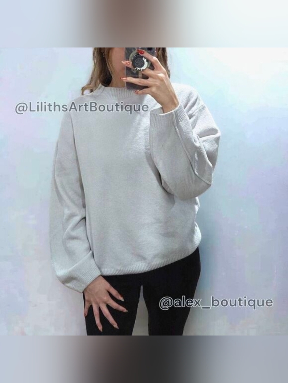 H&M Fine-knit Sweater(J013)-Size Xs for Women